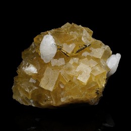 Fluorite, Calcite and Pyrite Villabona M05662